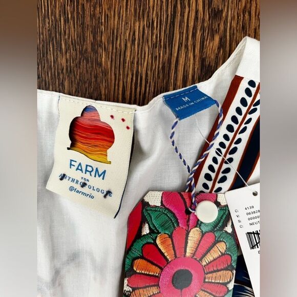 Farm Rio Size Medium Farm x Anthropologie V-Neck Maxi Dress - Picture 6 of 9